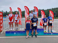 Определены победители и призеры чемпионата России по велоспорту-тандем на шоссе