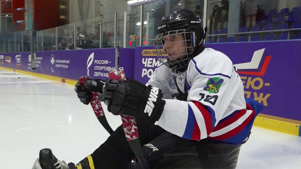 Первый канал: В Самаре проходит этап чемпионата России по следж-хоккею в дивизионе «Лига героев»