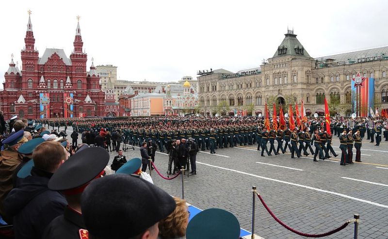 В.П. Лукин, А.М. Барамидзе, В.А. Бочаров в г. Москве на Красной площади приняли участие в просмотре военного парада в честь 72-й годовщины Победы в Великой Отечественной Войне