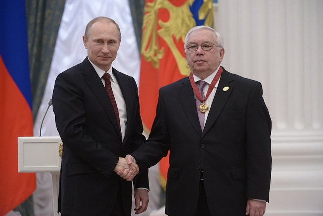 Президент Российской Федерации В.В. Путин поздравил президента ПКР В.П. Лукина с Юбилеем