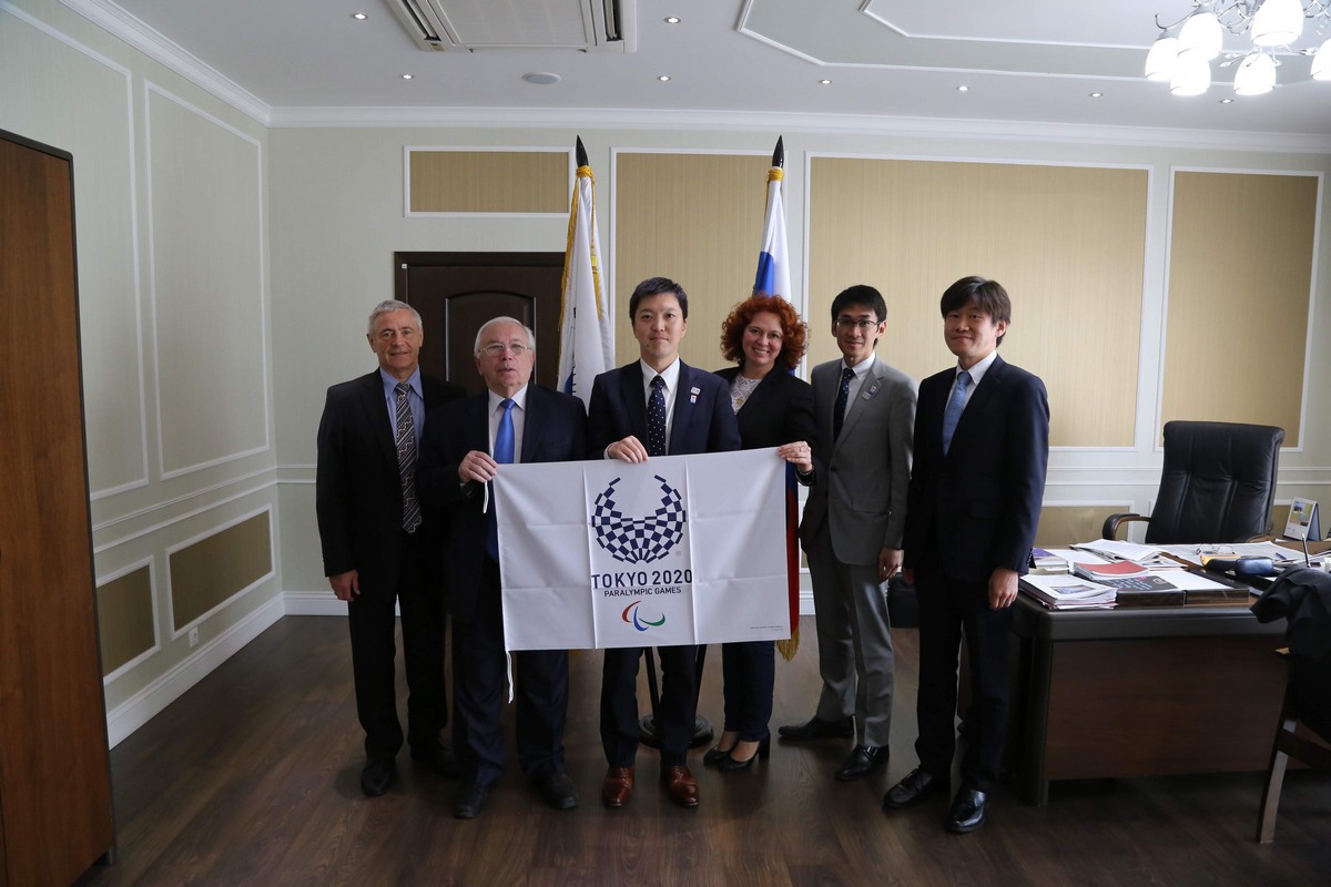 В.П. Лукин, П.А. Рожков в офисе ПКР встретились с делегацией представителей Кабинета министров Японии, отвечающих за подготовку Олимпийских и Паралимпийских игр 2020