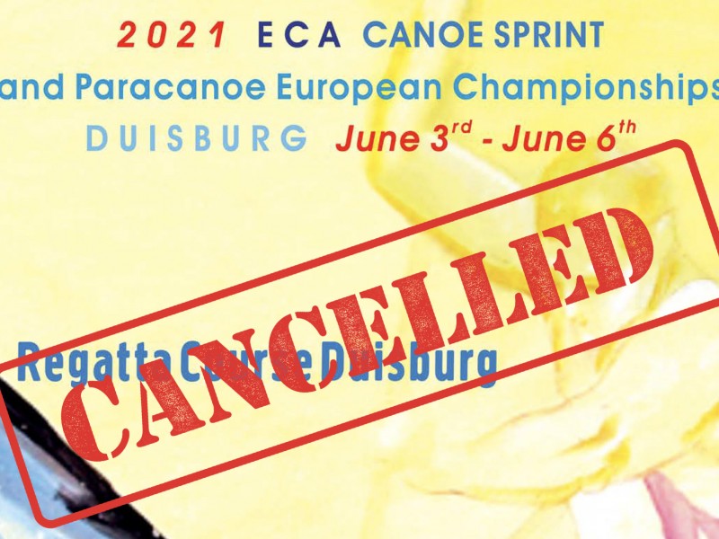 Чемпионат Европы 2021 по каноэ-спринту и параканоэ в Дуйсбуге отменен