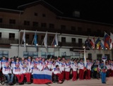 В горной паралимпийской деревне г. Сочи состоялась торжественная церемония подъема флага Российский Федерации