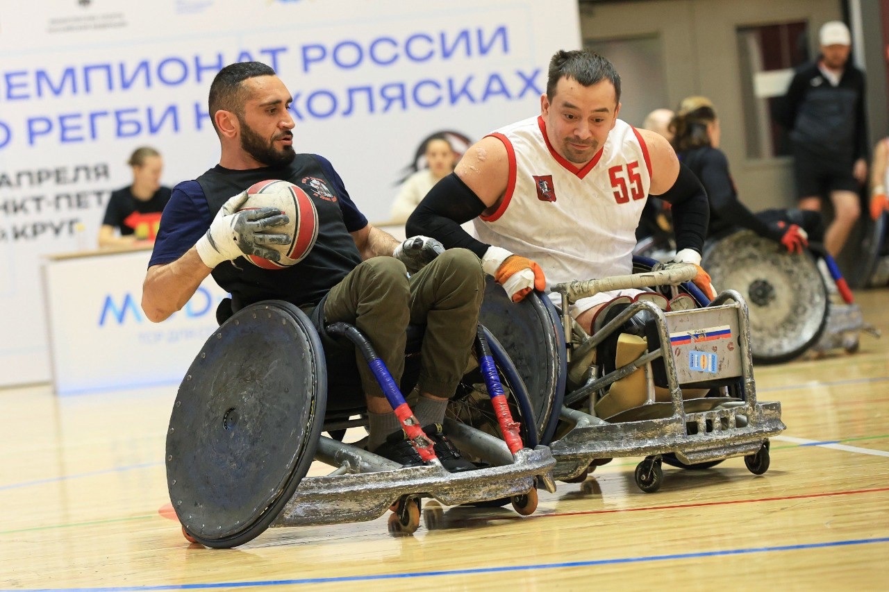 Сборная Москвы - победитель второго круга чемпионата России по регби на колясках