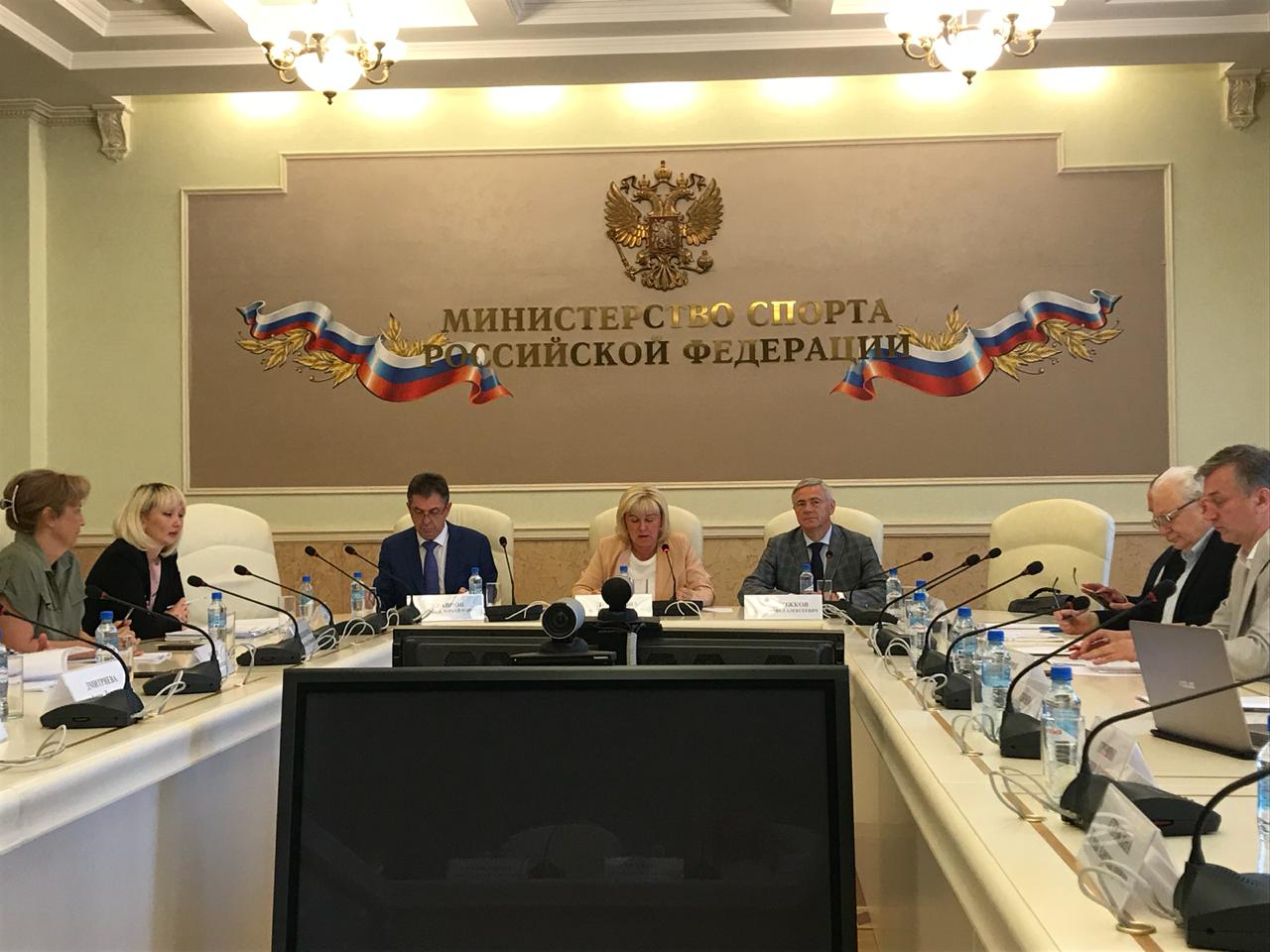 П.А. Рожков принял участие в заседании отраслевой комиссии по регулированию социально-трудовых отношений в сфере физической культуры и спорта