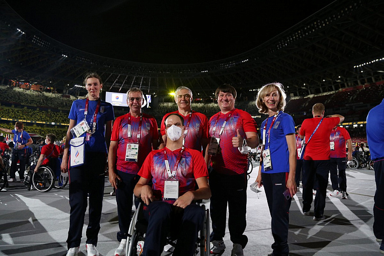 Команда ПКР приняла участие в церемонии открытия XVI Паралимпийских летних игр в Токио