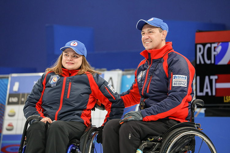 Сборная России по керлингу на колясках одержала 4 победы и потерпела 1 поражение по итогам 3-х дней чемпионата мира в Пекине