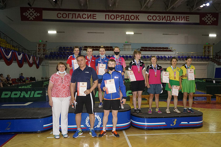 В Саранске завершились чемпионат и первенство России, а также Всероссийские соревнования по настольному теннису спорта лиц с ИН