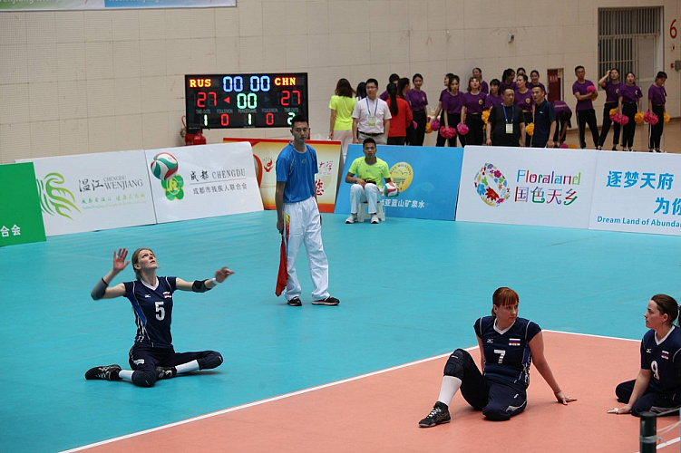 Женская сборная команда России по волейболу сидя стала серебряным призером международного турнира World Super 6 в Китае