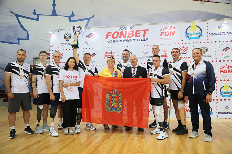Команда Бурятии выиграла Кубок Фонбет по волейболу сидя среди ветеранов СВО