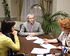 П.А. Рожков в офисе ПКР провел рабочую встречу с О.В. Семеновой и Л.И. Васильевой