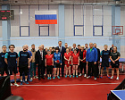 Министр спорта РФ М.В. Дегтярев, Губернатор Тульской области Д.В. Миляев и президент ПКР П.А. Рожков на РУТБ «Ока» посетили соревнования по волейболу сидя среди ветеранов СВО и встретились с паралимпийскими сборными по пауэрлифтингу и настольному теннису