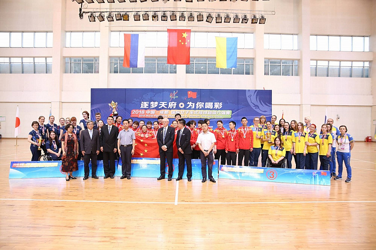 Женская сборная команда России по волейболу сидя стала серебряным призером международного турнира World Super 6 в Китае