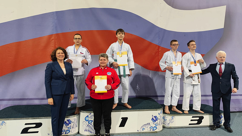 Наибольшее количество золотых медалей на первенстве России по дзюдо спорта слепых завоевали спортсмены из Республики Дагестан 