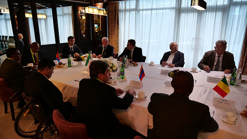 В Сочи в рамках Летних Игр Паралимпийцев «Мы вместе. Спорт» состоялась встреча И.Е. Левитина с представителями зарубежных команд