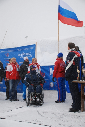 В г. Сочи состоялась официальная церемония открытия Чемпионата России по лыжным гонкам и биатлону среди спортсменов с поражением опорно-двигательного аппарата и нарушением зрения