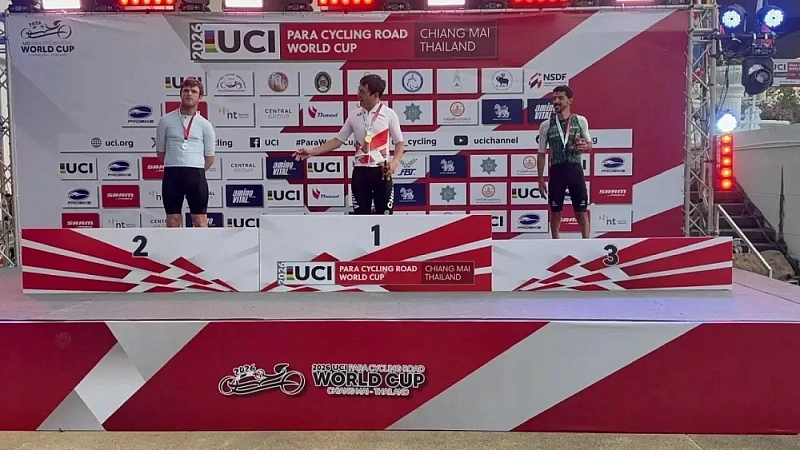 6 медалей завоевали российские паралимпийцы на Кубке мира по велоспорту в Таиланде 6 медалей завоевали российские паралимпийцы на Кубке мира по велоспорту в Таиланде