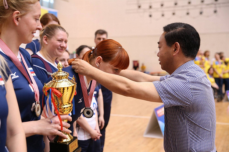 Женская сборная команда России по волейболу сидя стала серебряным призером международного турнира World Super 6 в Китае