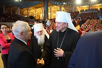 Президент ПКР П.А. Рожков принял участие в церемонии открытия фестиваля спортивных единоборств и боевых искусств «Кубок равноапостольного Николая Японского»