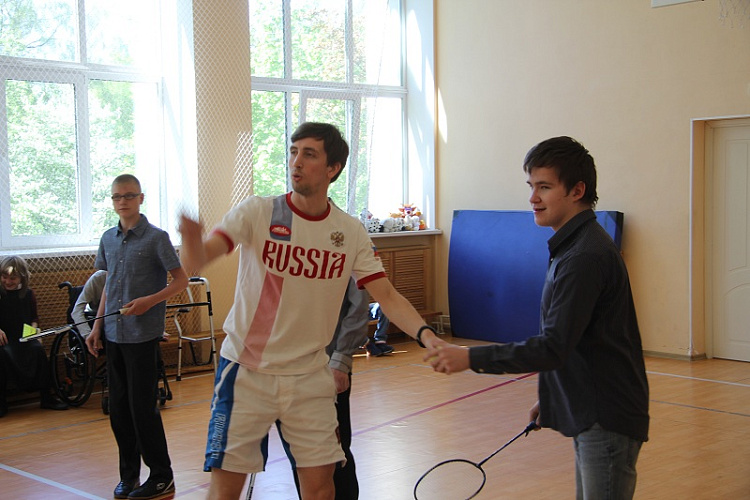 В г. Санкт-Перебурге в спортивном зале Школы-интерната №9 состоялся мастер-класс по парабадминтону В г. Санкт-Перебурге в спортивном зале Школы-интерната №9 состоялся мастер-класс по парабадминтону