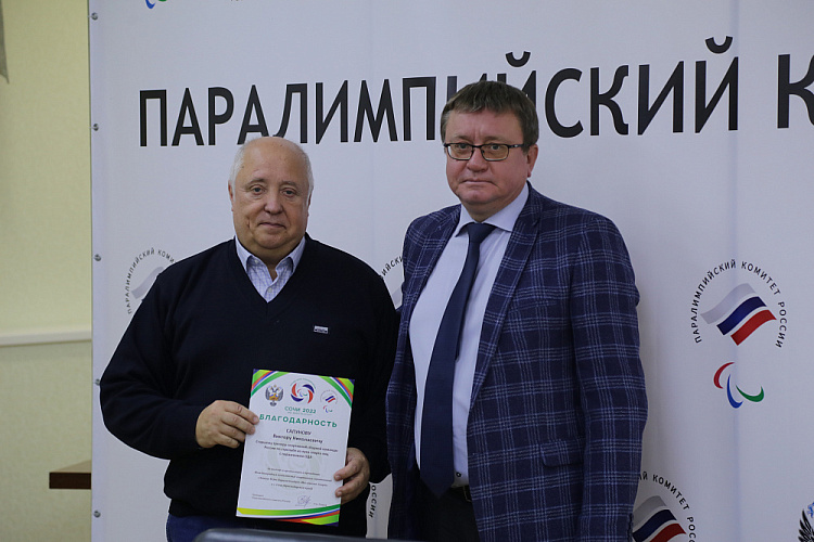 А.А. Строкин провел заседание Комиссии по аттестации главных и старших тренеров по летним дисциплинам Всероссийской федерации спорта лиц с поражением ОДА