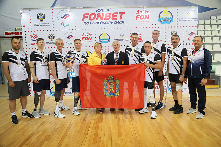 Команда Бурятии выиграла Кубок Фонбет по волейболу сидя среди ветеранов СВО