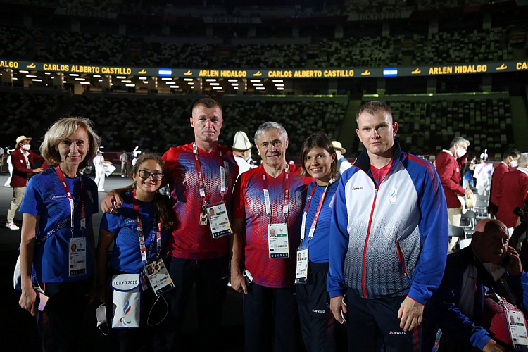 Команда ПКР приняла участие в церемонии открытия XVI Паралимпийских летних игр в Токио