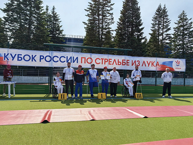 Определены победители и призеры Кубка России по стрельбе из лука спорта лиц с ПОДА 
