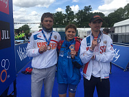 Россияне завоевали три награды на турнире Мировой серии по паратриатлону в Лондоне