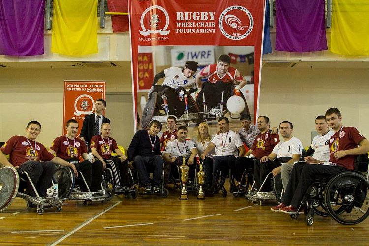 Сборная Москвы стала победительницей чемпионата России по регби на колясках в г. Алексине