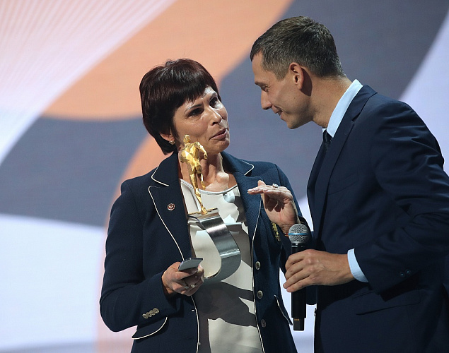 Региональный центр спортивной подготовки по адаптивным видам спорта Красноярского края и тренер сборной России по легкой атлетике ПОДА Г.Н. Кошелева стали лауреатами Национальной спортивной премии 2020 года