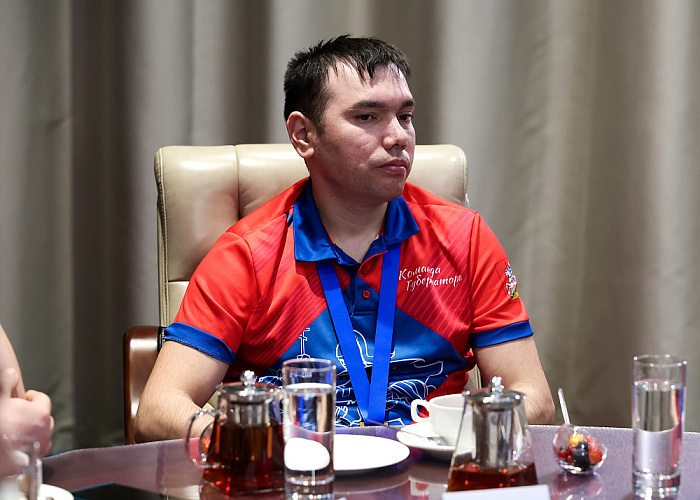 Министр спорта РФ М.В. Дегтярев, Губернатор Московской области А.Ю. Воробьев, президент ПКР П.А. Рожков встретились с подмосковной командой по итогам выступления на зимнем Кубке Защитников Отечества Министр спорта РФ М.В. Дегтярев, Губернатор Московской области А.Ю. Воробьев, президент ПКР П.А. Рожков встретились с подмосковной командой по итогам выступления на зимнем Кубке Защитников Отечества