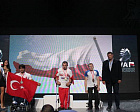 Российские спортсмены в первый день чемпионата и первенства мира по армспорту среди лиц с поражением опорно-двигательного аппарата завоевали 12 медалей: 5 золотых, 5 серебряных и 2 бронзовых