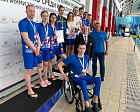Руководители ПКР в г. Бресте приняли участие в просмотре соревнований и церемониях награждения Открытого Кубка Республики Беларусь по плаванию