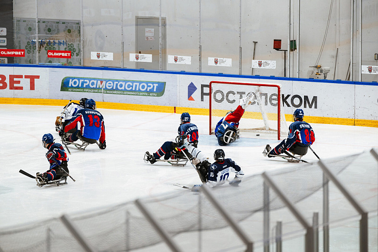 В Югре подведены итоги 3 круга чемпионата России по следж-хоккею в дивизионе «Высшая Лига» сезона 2025/2026