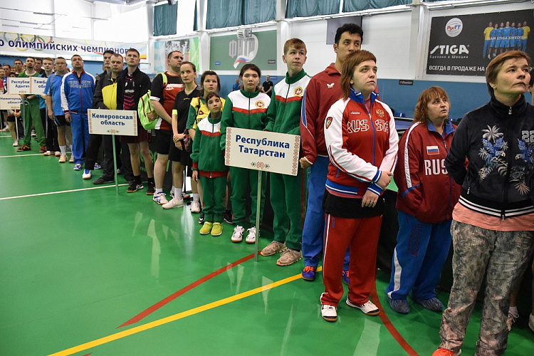 В столице Чувашии состоялась церемония открытия чемпионата России по настольному теннису среди спортсменов с ПОДА, выступающих стоя (6-10 класс)