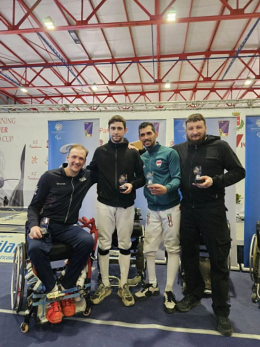 5 медалей завоевали российские паралимпийцы на первом этапе Кубка мира по фехтованию на колясках в Италии