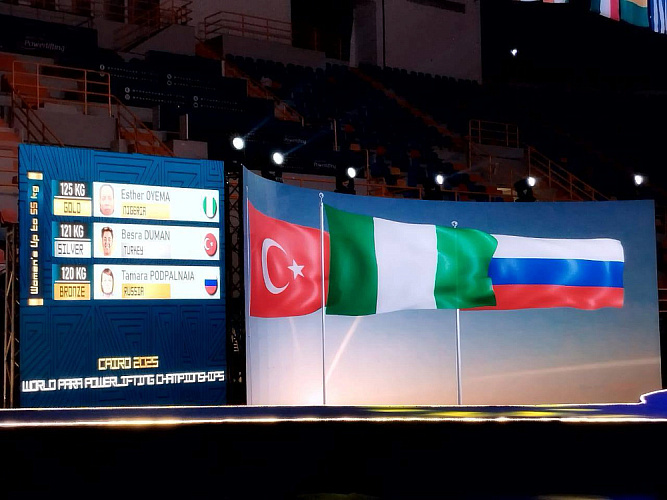 5 медалей завоевала паралимпийская сборная России по итогам 2-х дней чемпионата мира по пауэрлифтингу