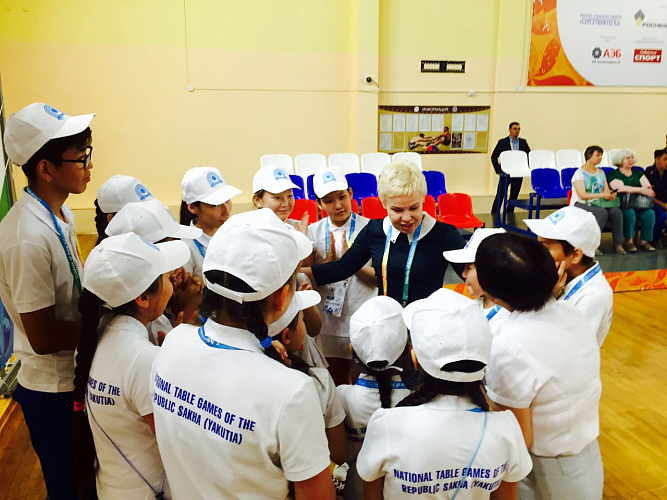 Р.А. Баталова в г. Якутске (Республика Саха (Якутия)) приняла участие в церемонии открытия VI Международных спортивных игр «Дети Азии»