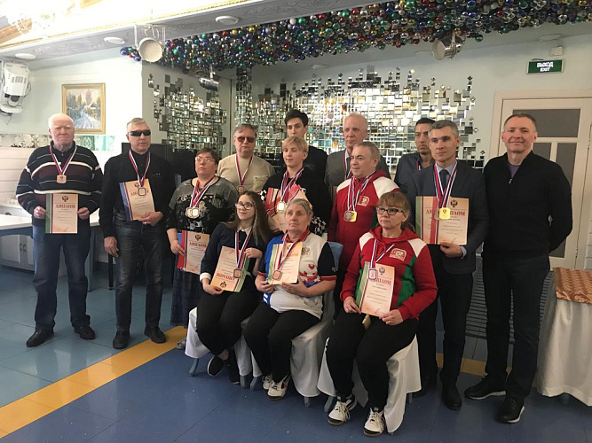 В Костромской области определены победители и призеры чемпионата и первенства России по шашкам спорта слепых