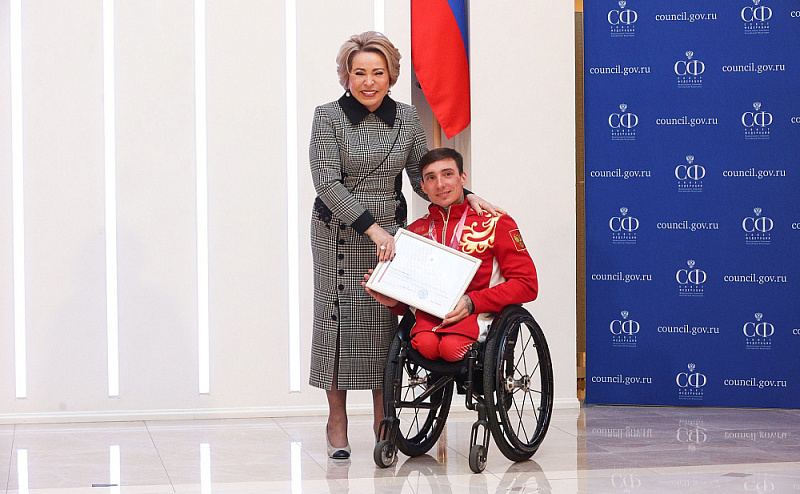 В. Матвиенко: Продолжим добиваться восстановления полноценного участия российских спортсменов во всех международных соревнованиях