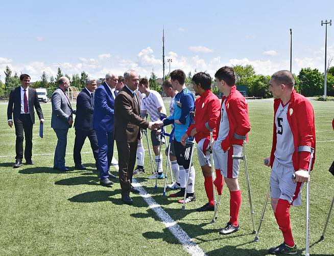 Вице-президент ПКР И.Е. Потехин принял участие в торжественной церемонии открытия I круга чемпионата России по футболу ампутантов
