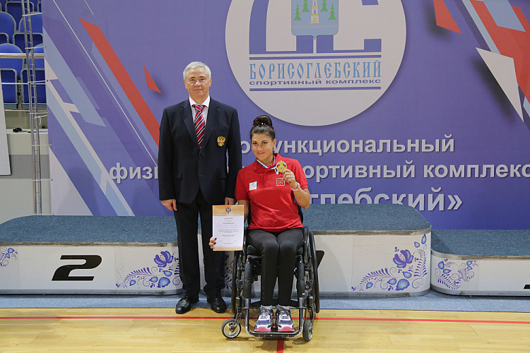 П.А. Рожков в г. Раменском принял участие в просмотре соревнований и церемонии награждения победителей и призеров Всероссийских соревнований по парабадминтону