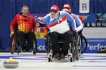 Сборная команда России по керлингу на колясках в 3-м матче группового этапа чемпионата мира уступила сборной Норвегии