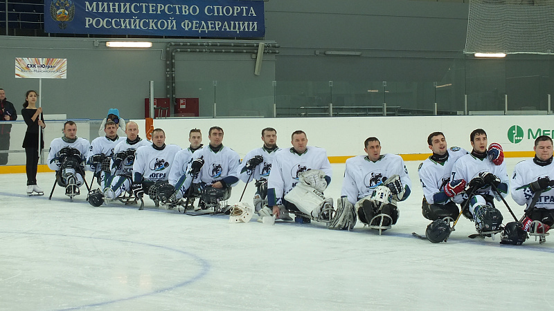 В г. Сочи (Краснодарский край) прошло торжественное открытие финального этапа чемпионата России по хоккею-следж 