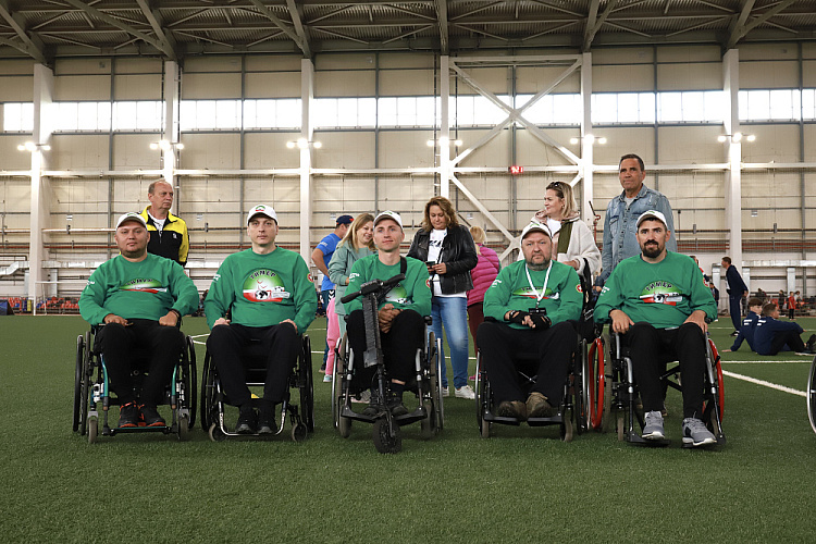 Заместитель руководителя Аппарата ПКР, чемпион Паралимпийских игр по футболу лиц с заболеванием ЦП И.Е. Потехин в г. Казани принял участие в церемонии открытия Всероссийских соревнований по футболу лиц с ОВЗ «Стальная воля»