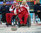 Cборная команда России по керлингу на колясках  обыграла сборную команду США со счетом 6:5