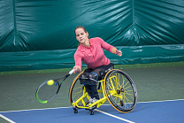 4 российских спортсмена принимают участие в международных соревнованиях по теннису на колясках в Корее