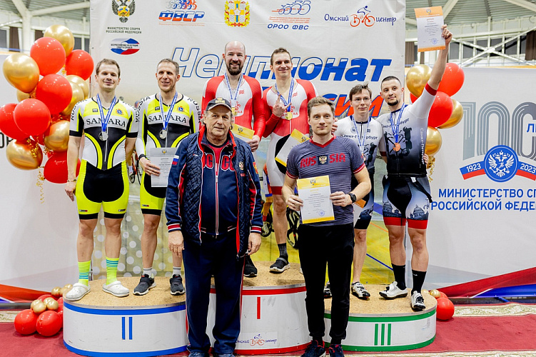 Определены победители и призеры чемпионата России по велоспорту-тандем спорта слепых