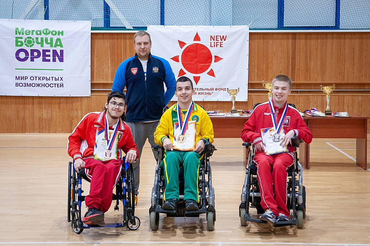 Определены победители и призеры Кубка России по бочча 